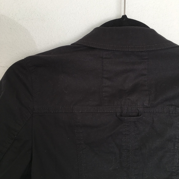 EDC by Esprit Black Cropped Jacket Mid Sleeve - Picture 8 of 8